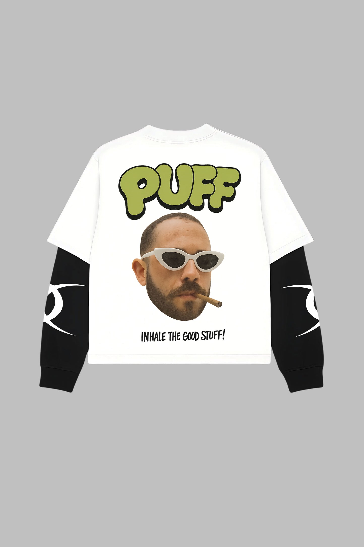 Puff W&B LS Oversized Tee