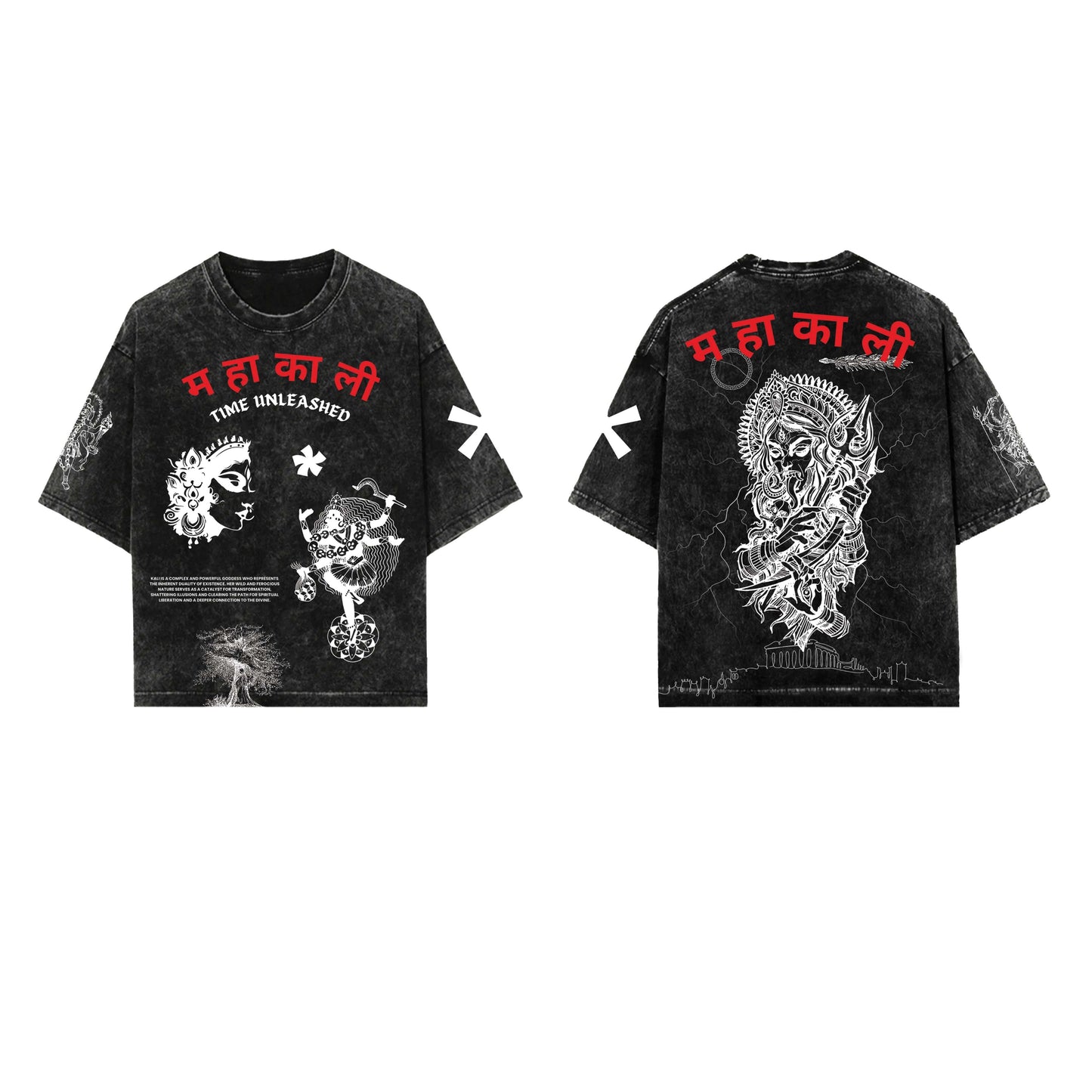 Mahakali Designed Oversized T-shirt