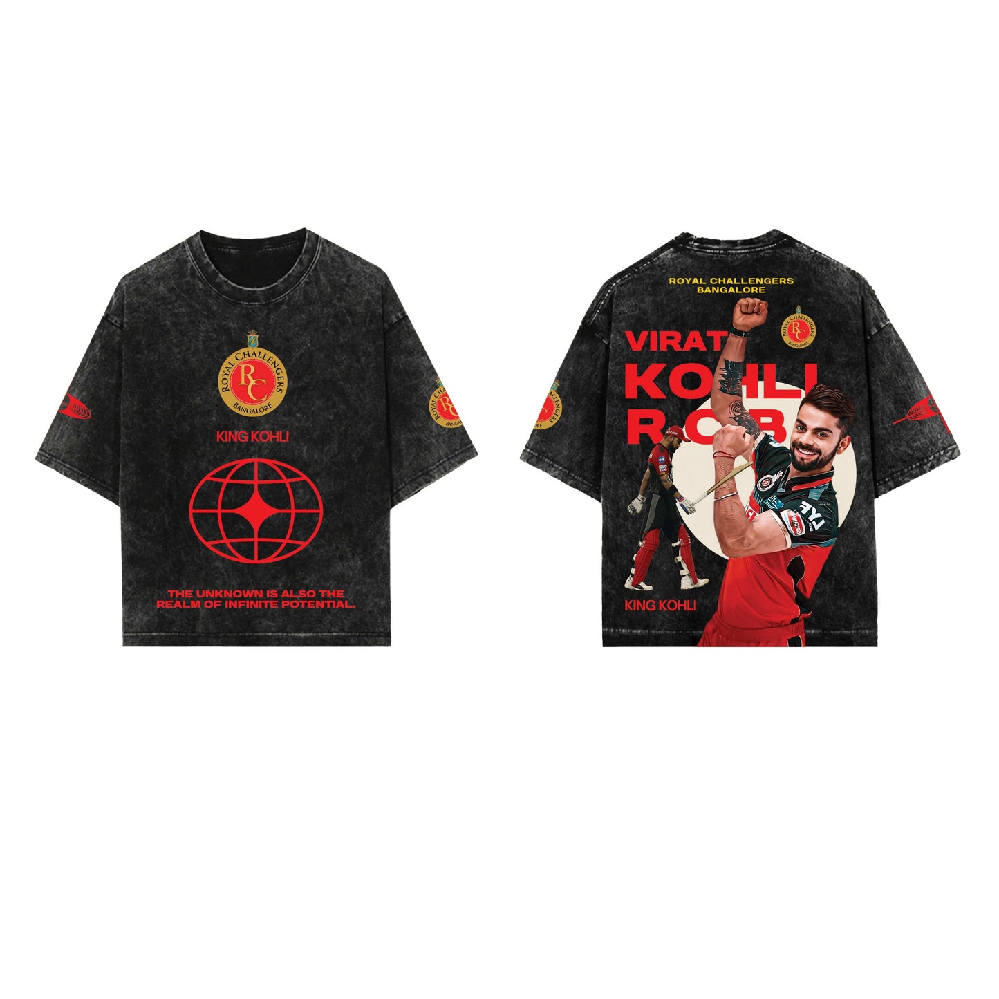 Kohli RCB Designed Oversized T-shirt