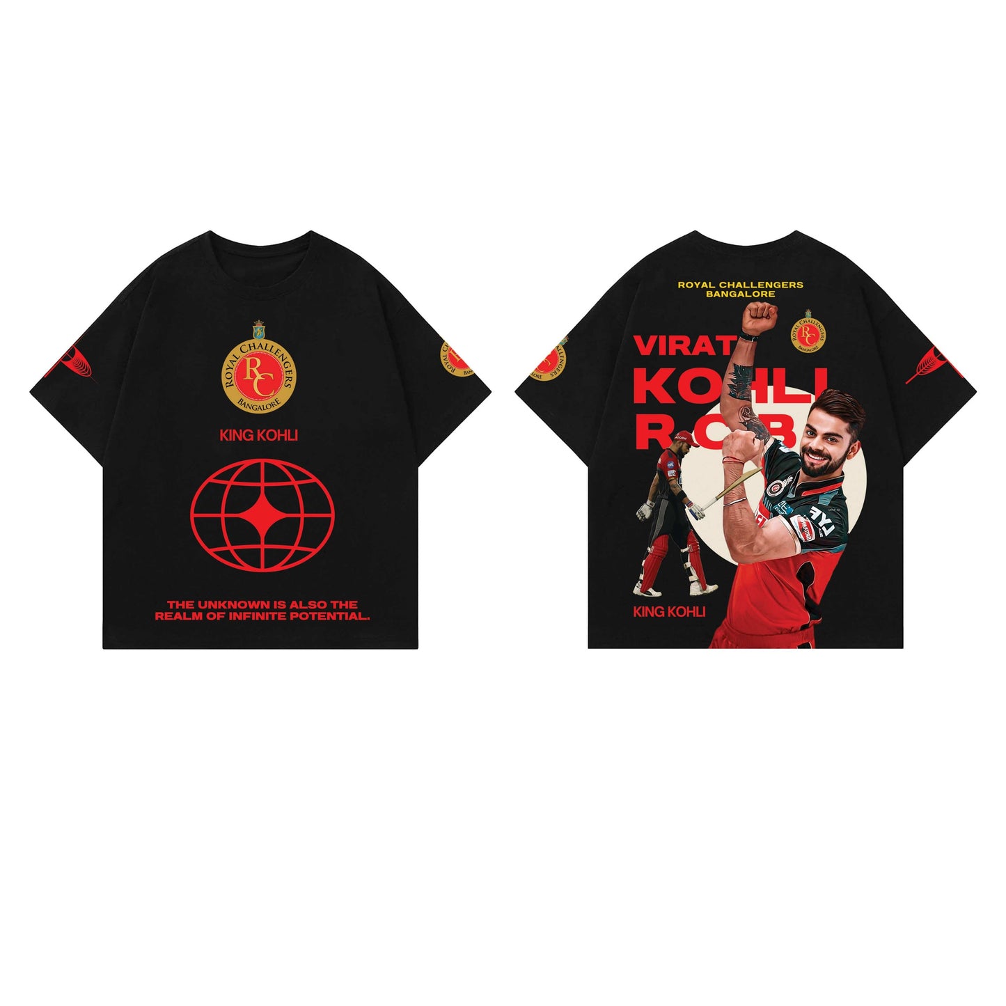 Kohli RCB Designed Oversized T-shirt