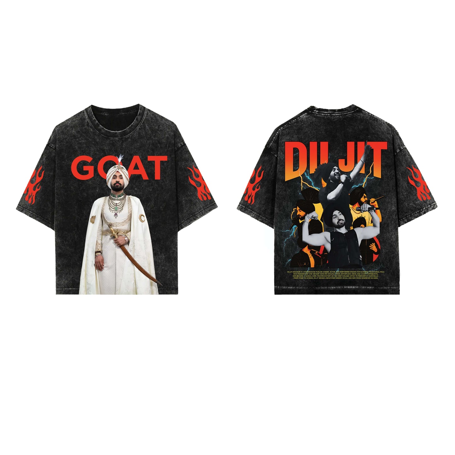 Diljit Dosanjh Designed Oversized T-shirt