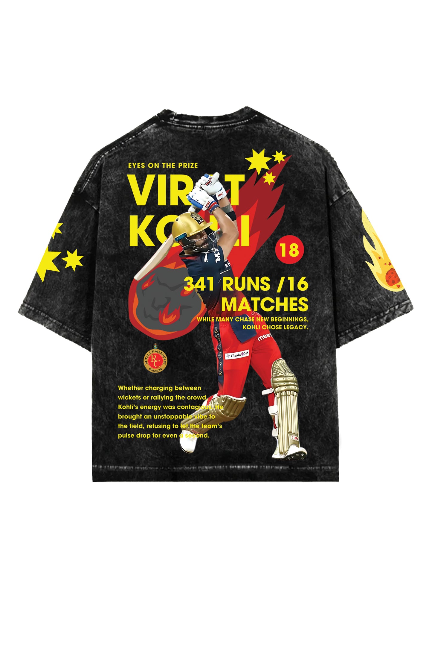 Virat Kohli Designed Oversized T-shirt