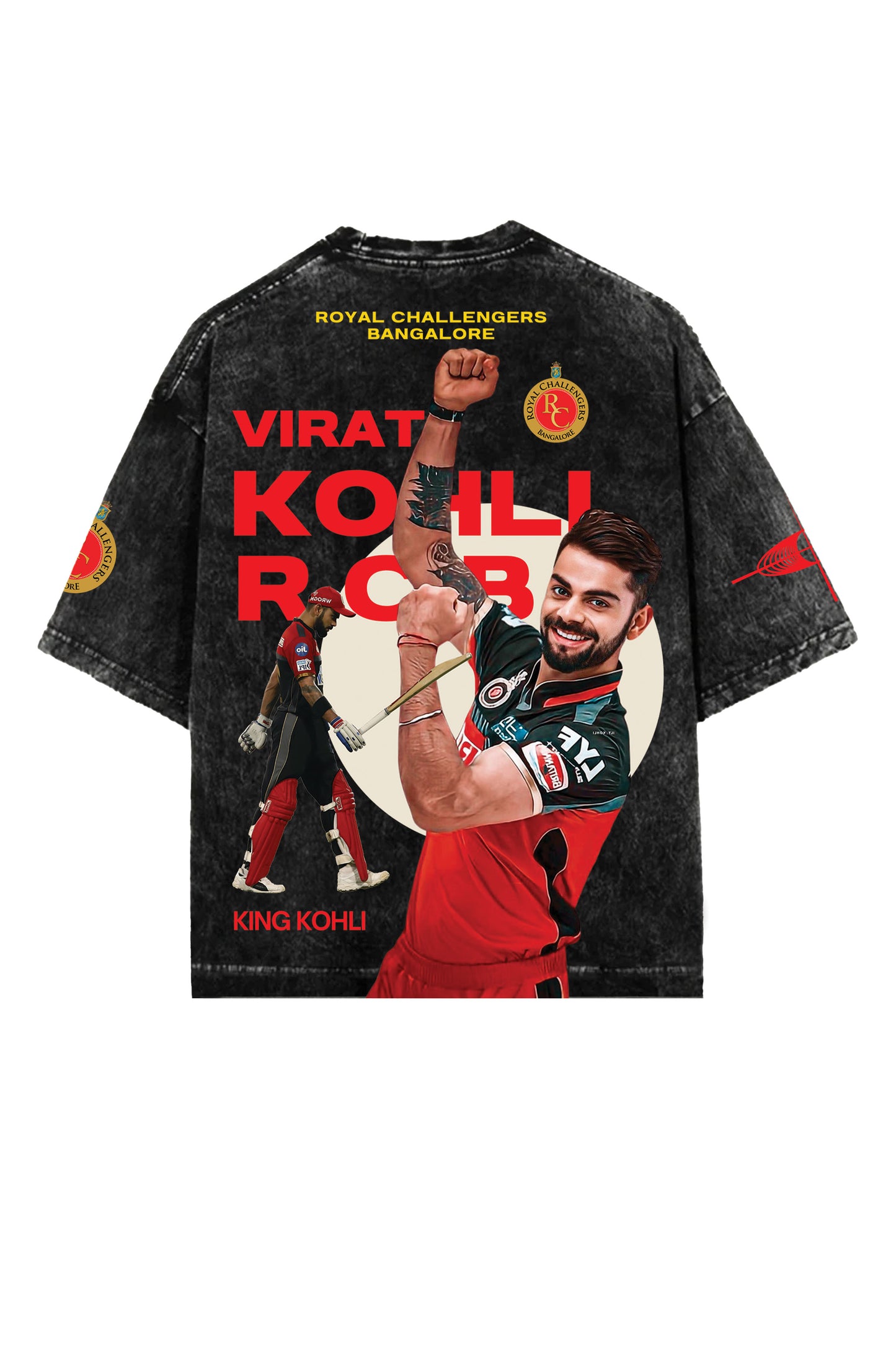 Kohli RCB Designed Oversized T-shirt