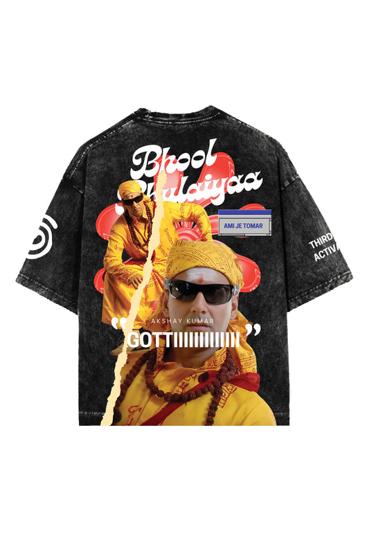 Bhool Bhulaiya Designed Oversized T-shirt