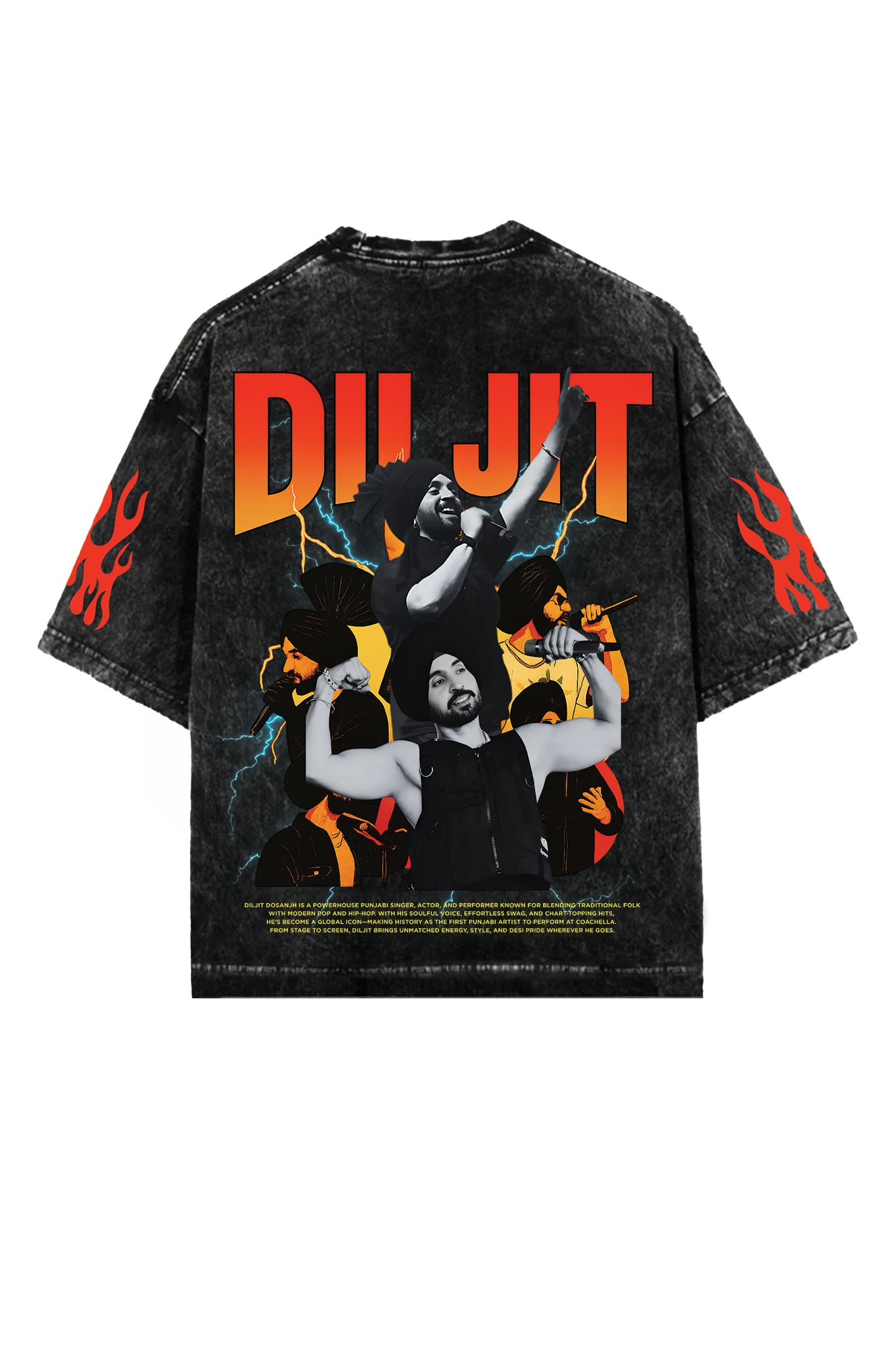 Diljit Dosanjh Designed Oversized T-shirt
