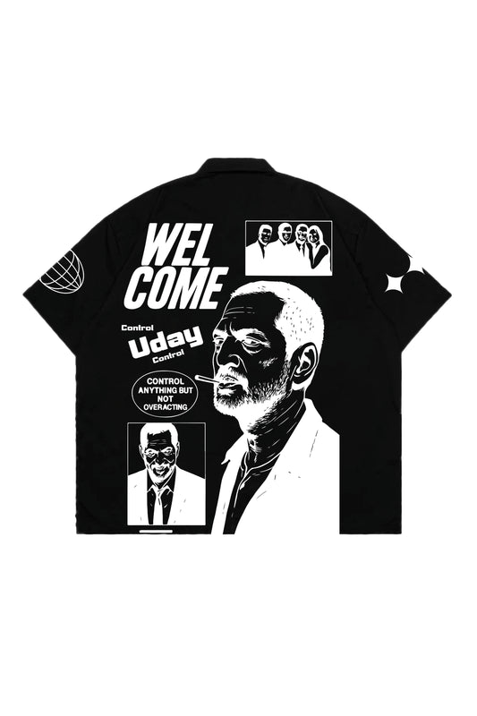 Welcome Designed Oversized Shirt