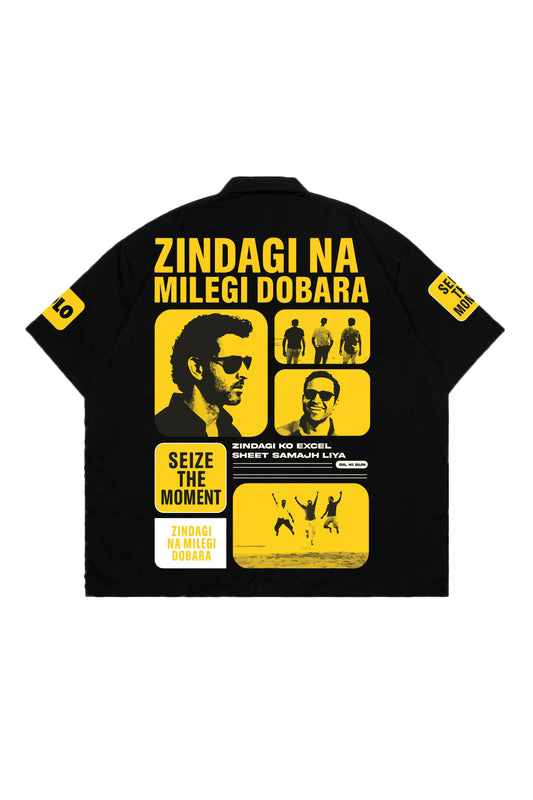 Zindagi Na Milegi Dobara Designed Oversized Shirt