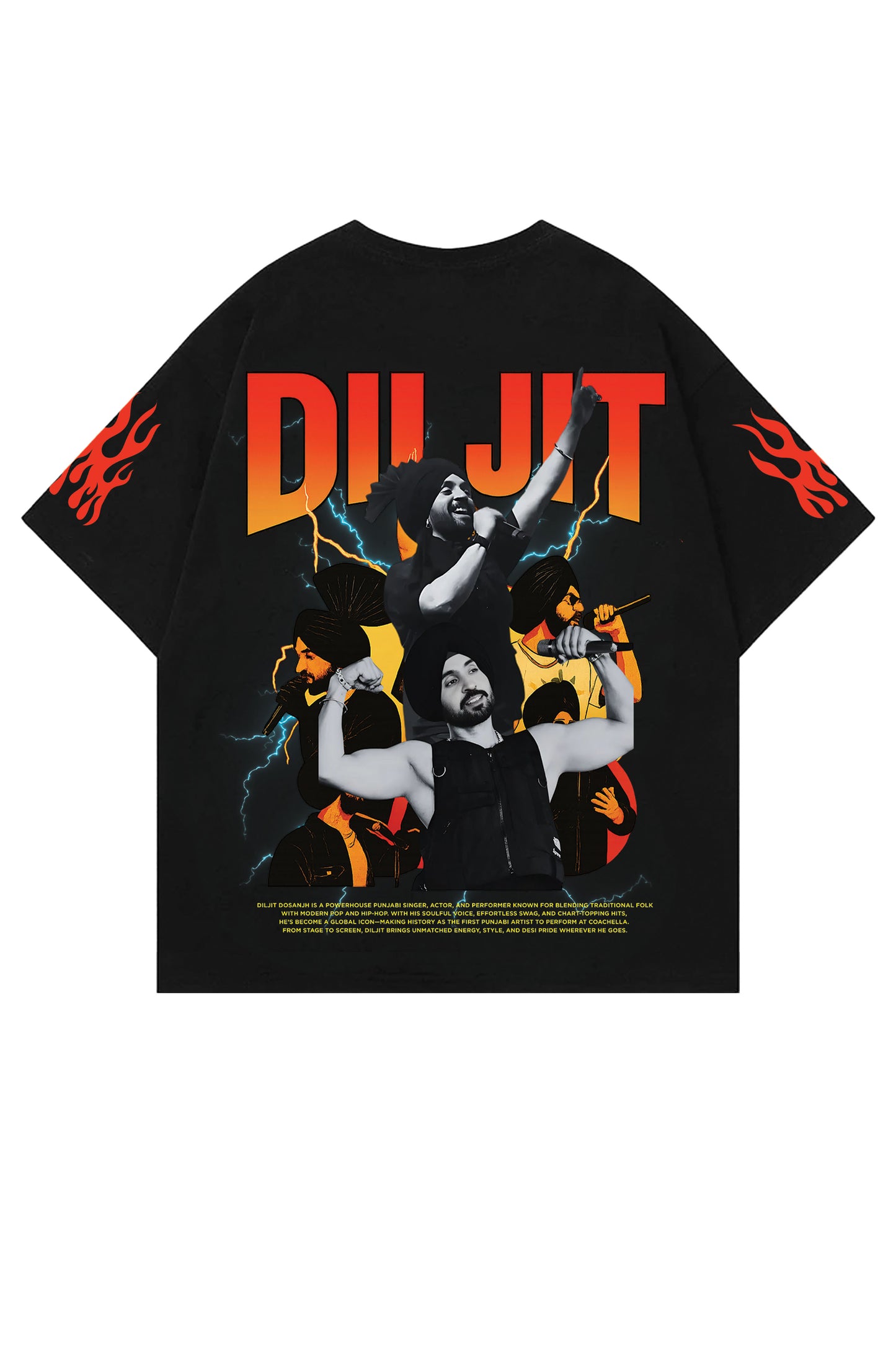 Diljit Dosanjh Designed Oversized T-shirt