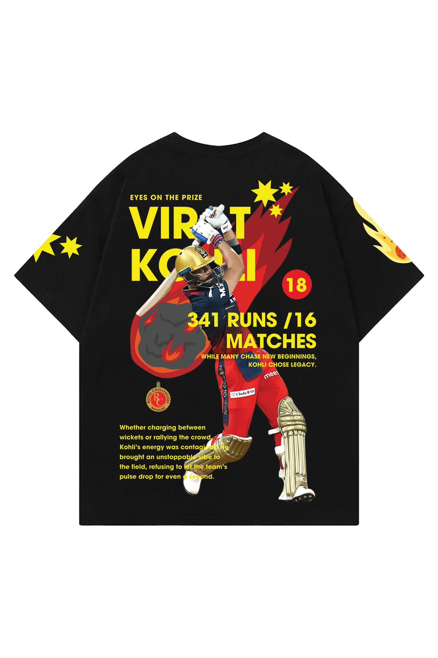 Virat Kohli Designed Oversized T-shirt