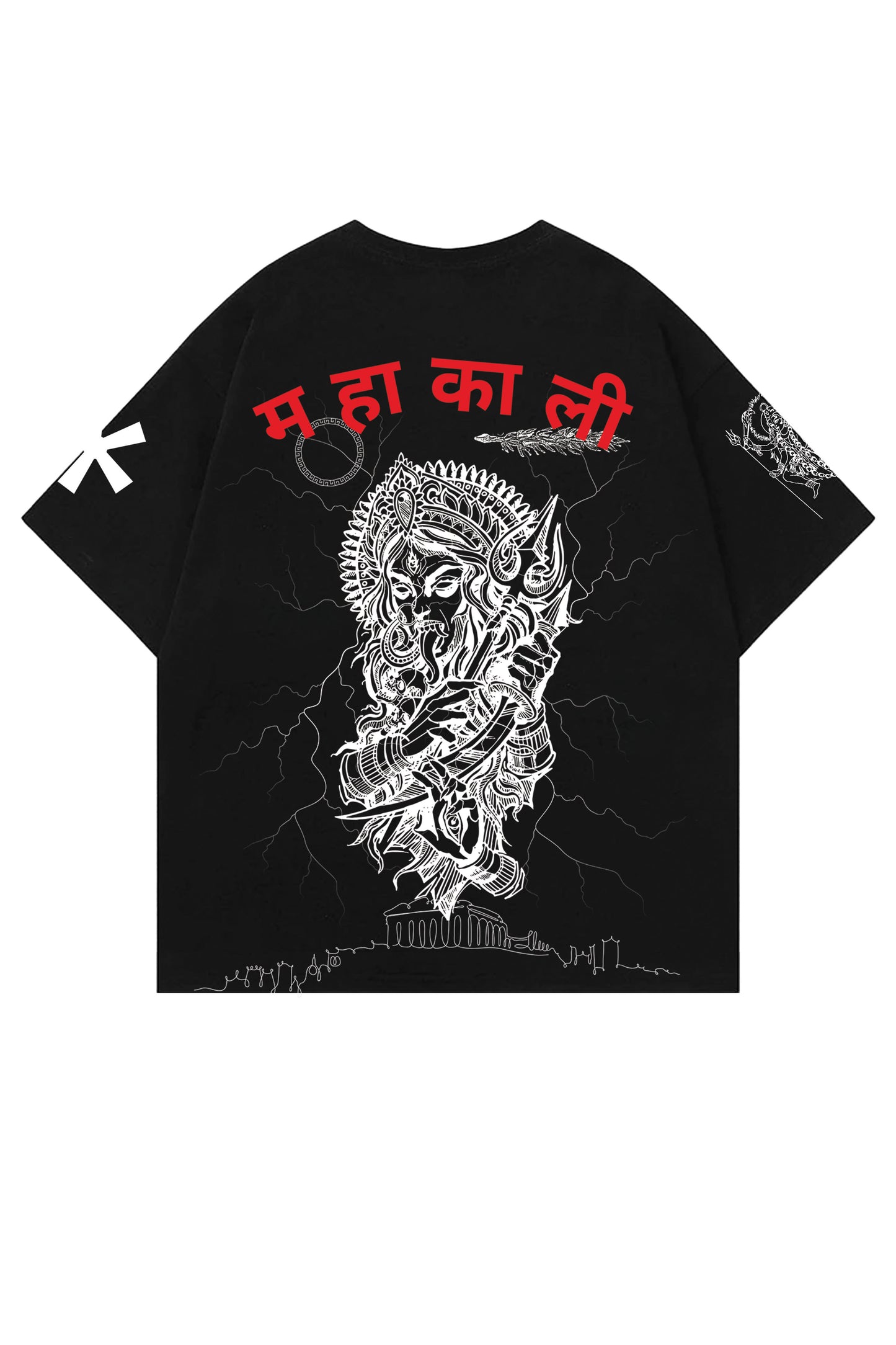 Mahakali Designed Oversized T-shirt