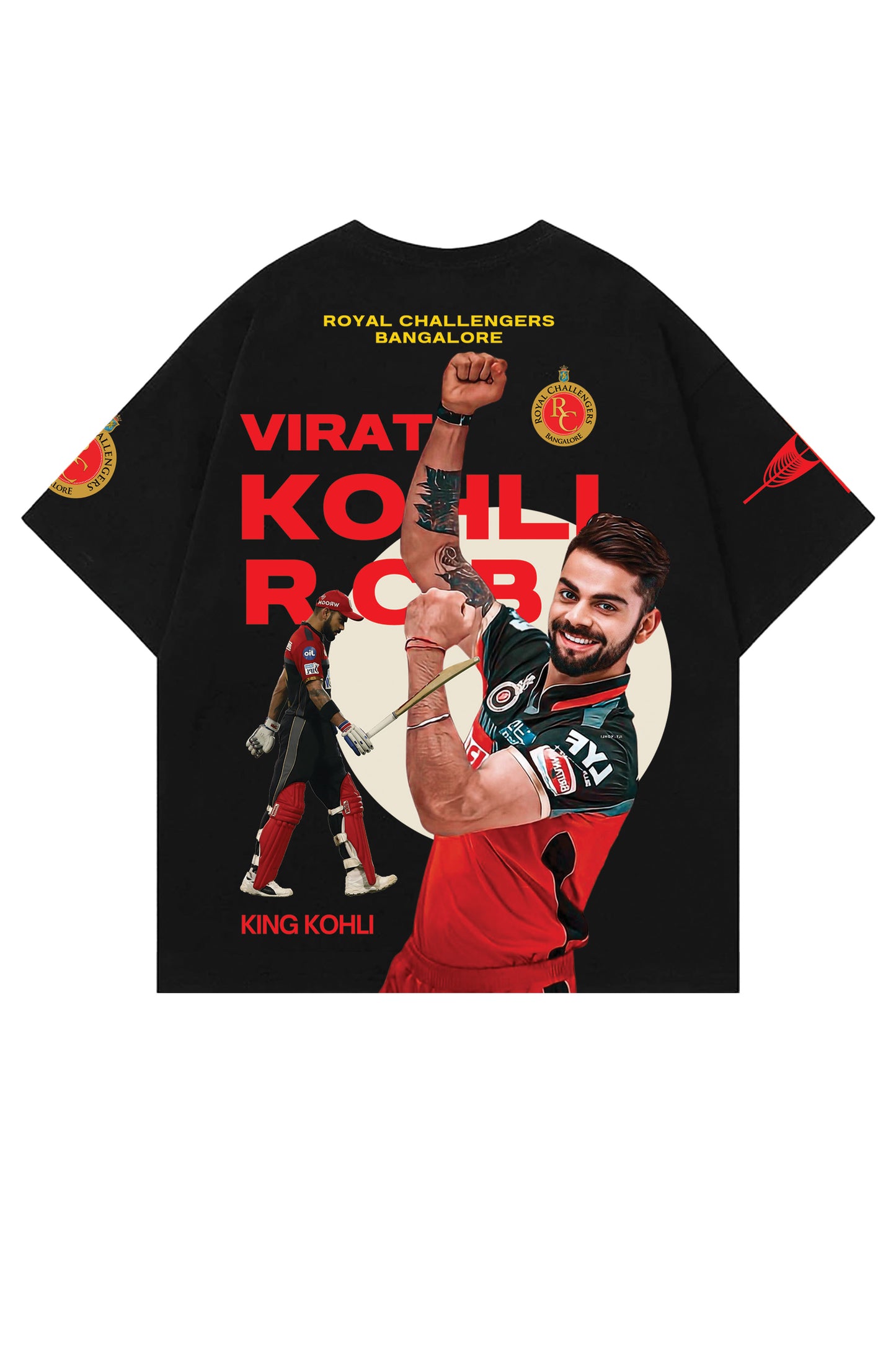 Kohli RCB Designed Oversized T-shirt