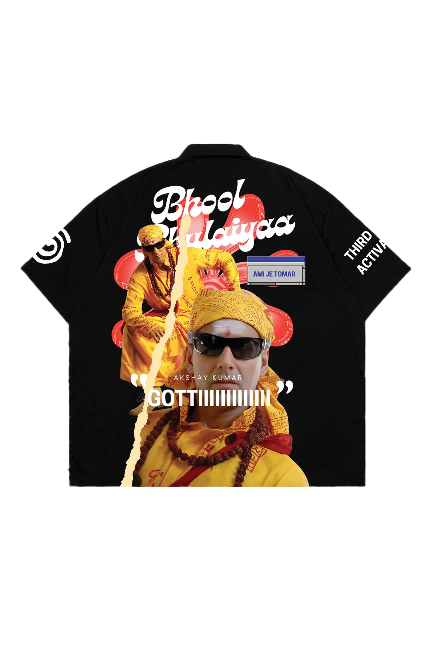 Bhool Bhulaiya Designed Oversized Shirt