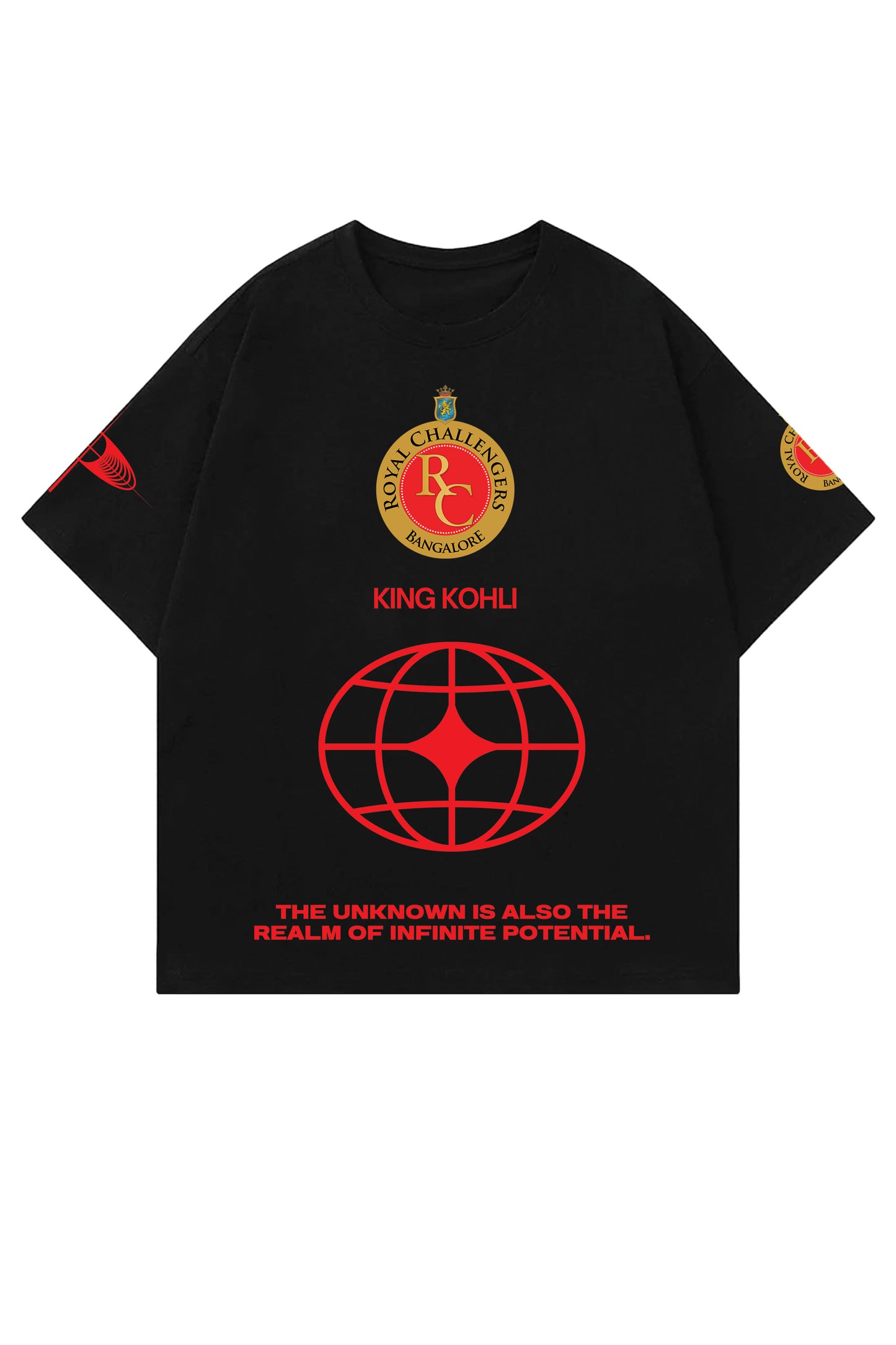 Kohli RCB Designed Oversized T-shirt