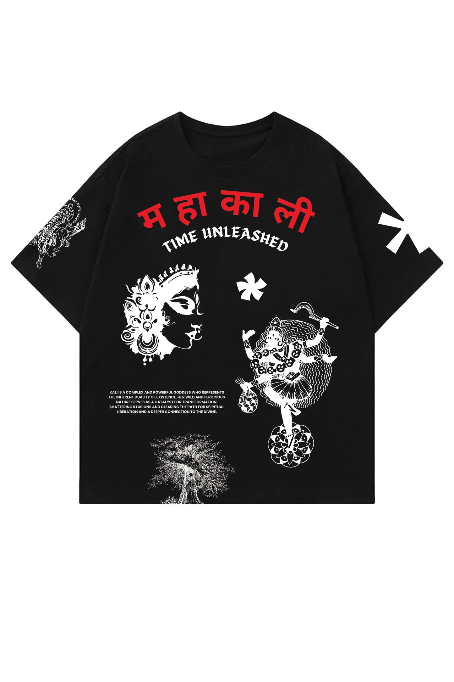 Mahakali Designed Oversized T-shirt