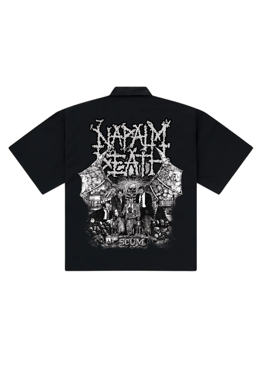 Napalm Death Designed Oversized Shirt