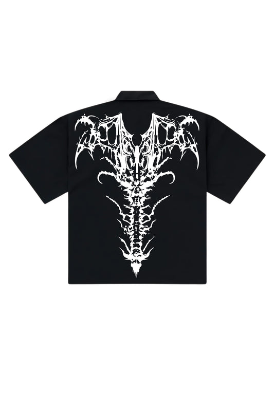Heart Throbe Designed Oversized Shirt