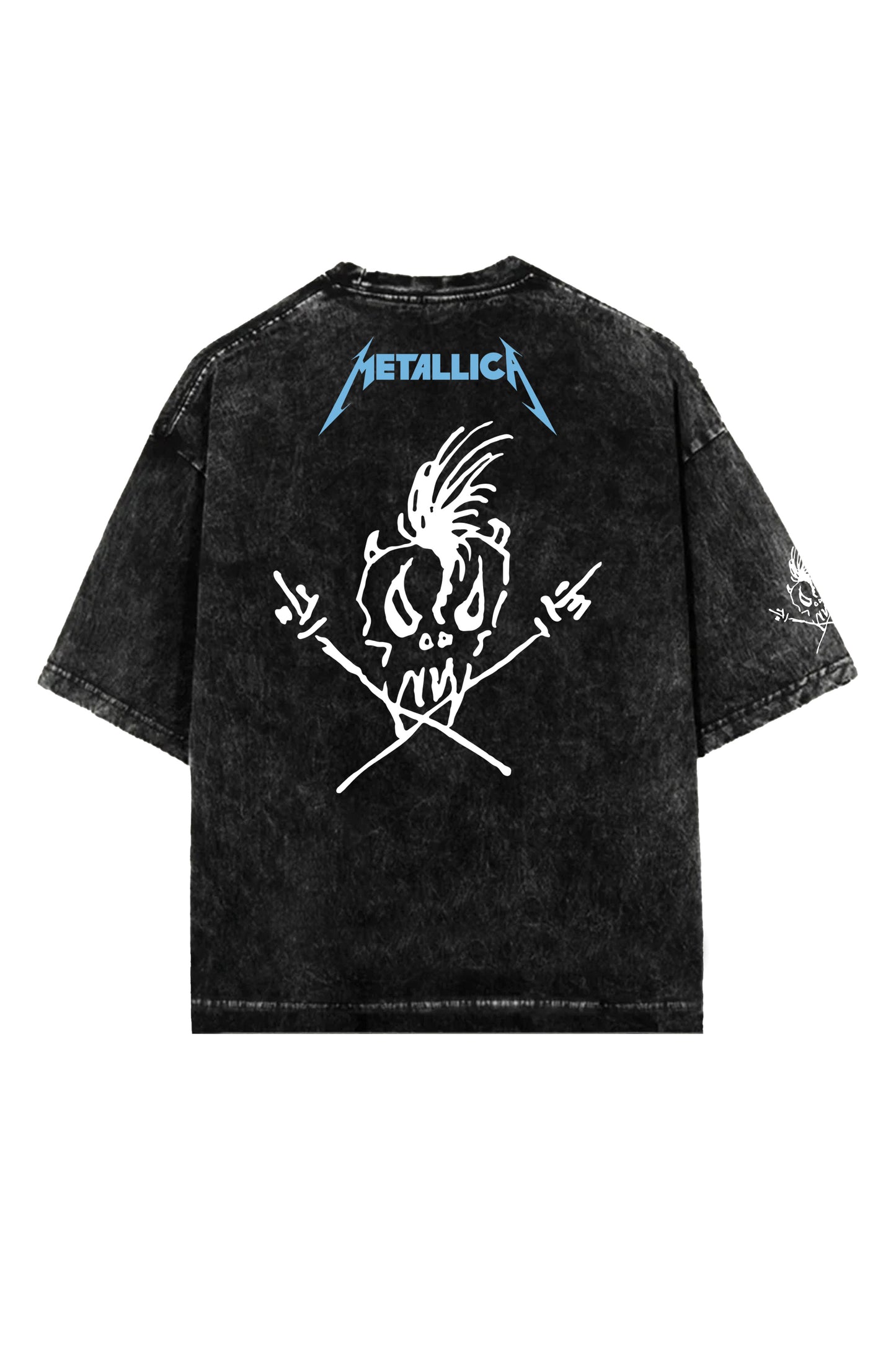 Metallica Designed Vintage Oversized Tee