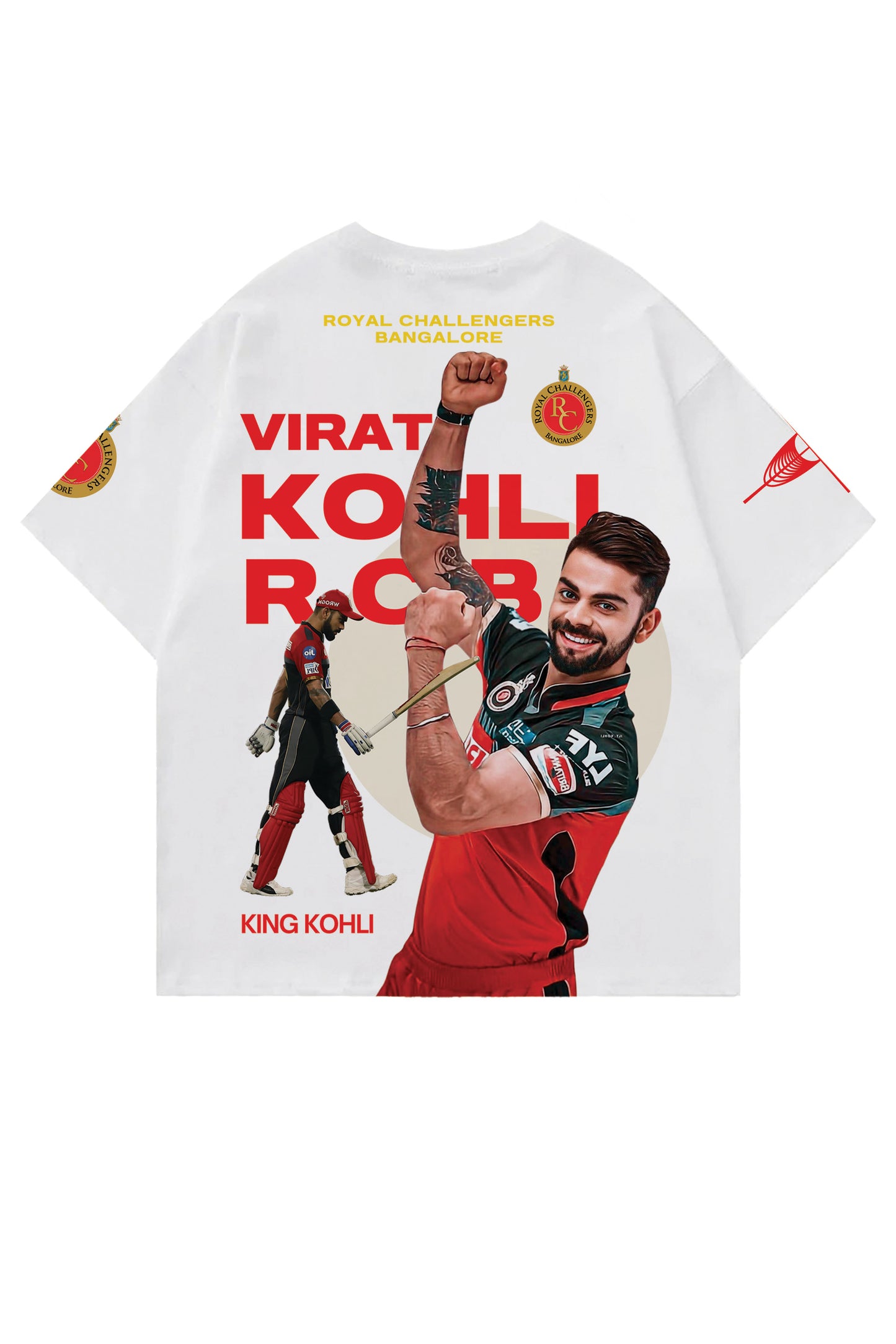 Kohli RCB Designed Oversized T-shirt