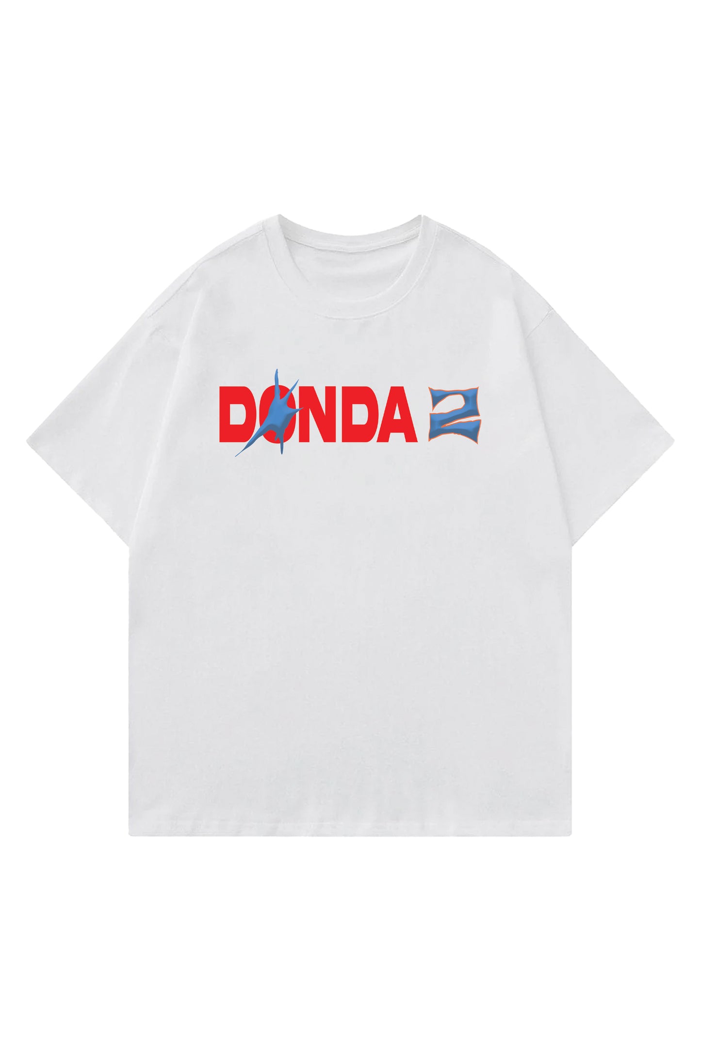 Donda White Designed Oversized T-shirt