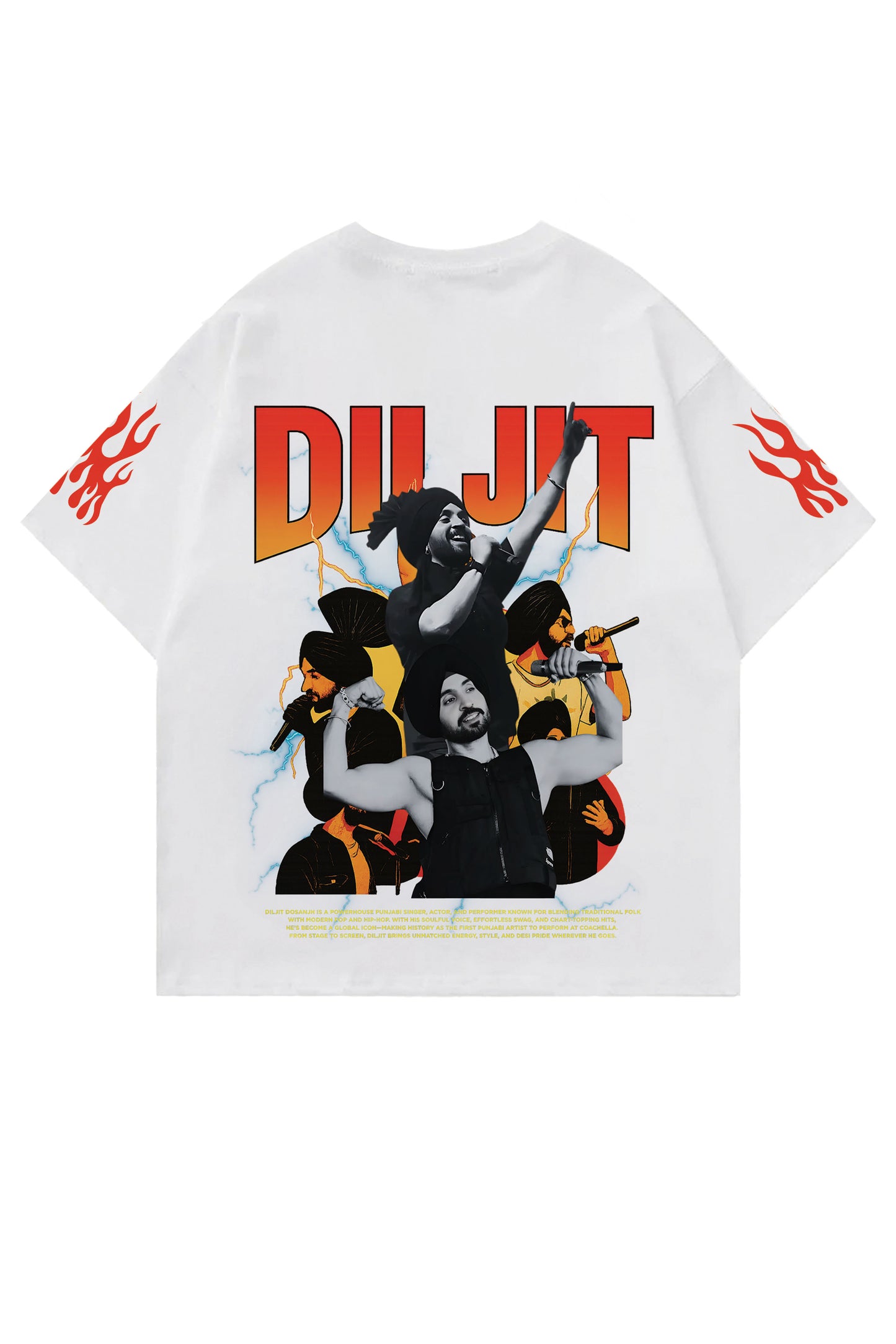 Diljit Dosanjh Designed Oversized T-shirt