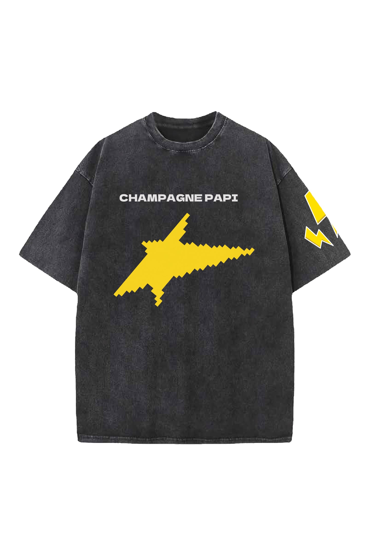 Champagne Papi Designed Oversized T-shirt