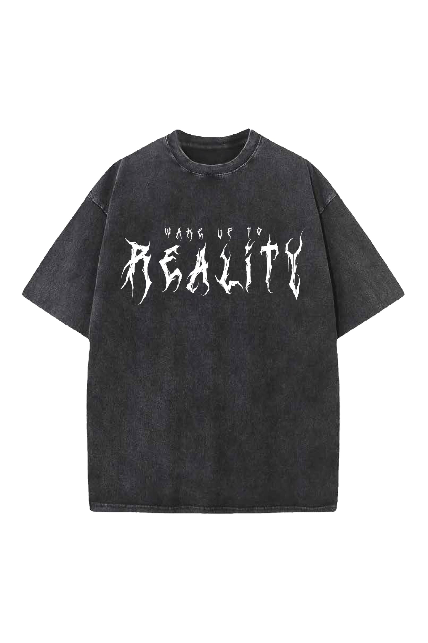 Wake Up To Reality Designed Oversized T-shirt