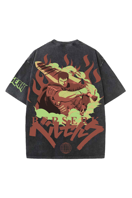 Berserk Designed Oversized T-shirt