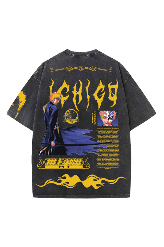 Ichigo Bleach Designed Oversized T-shirt