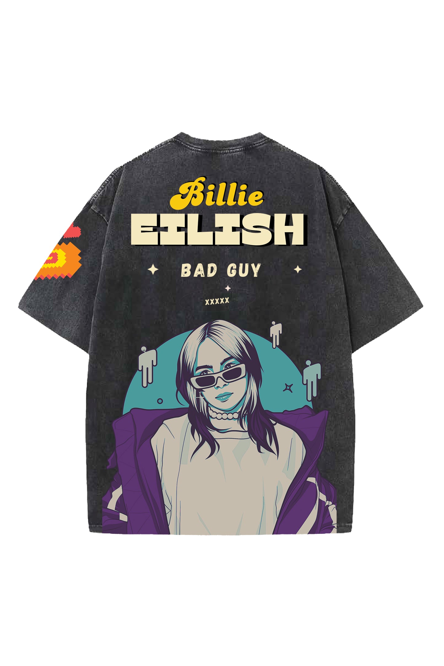 Bad Guy Designed Oversized T-shirt