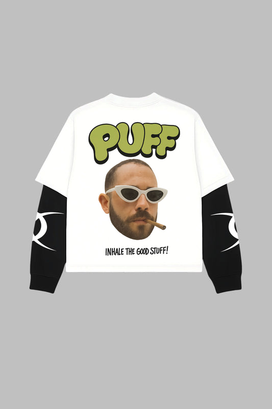 Puff W&B LS Oversized Tee