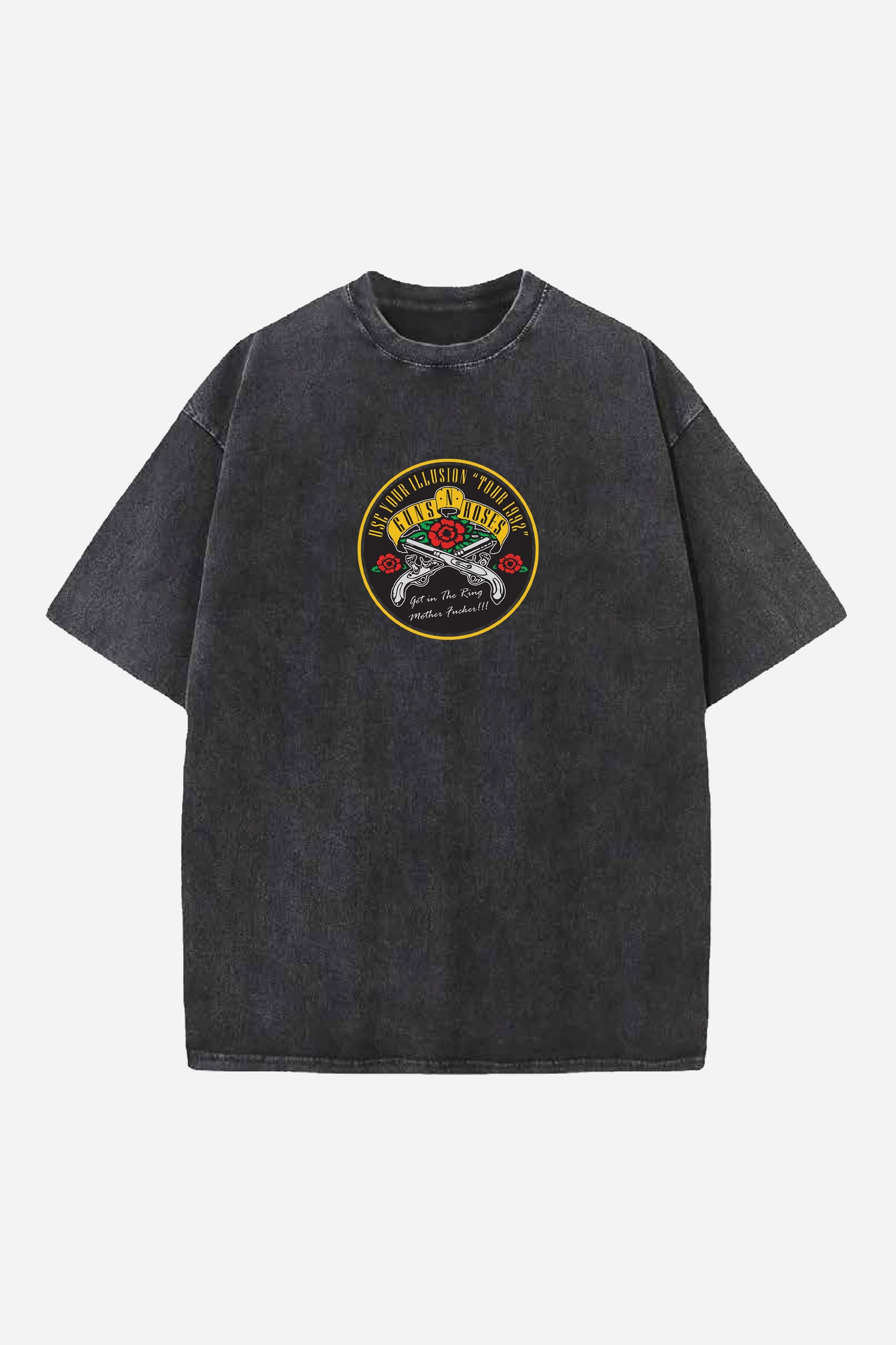 Guns N Roses Designed Oversized T-shirt