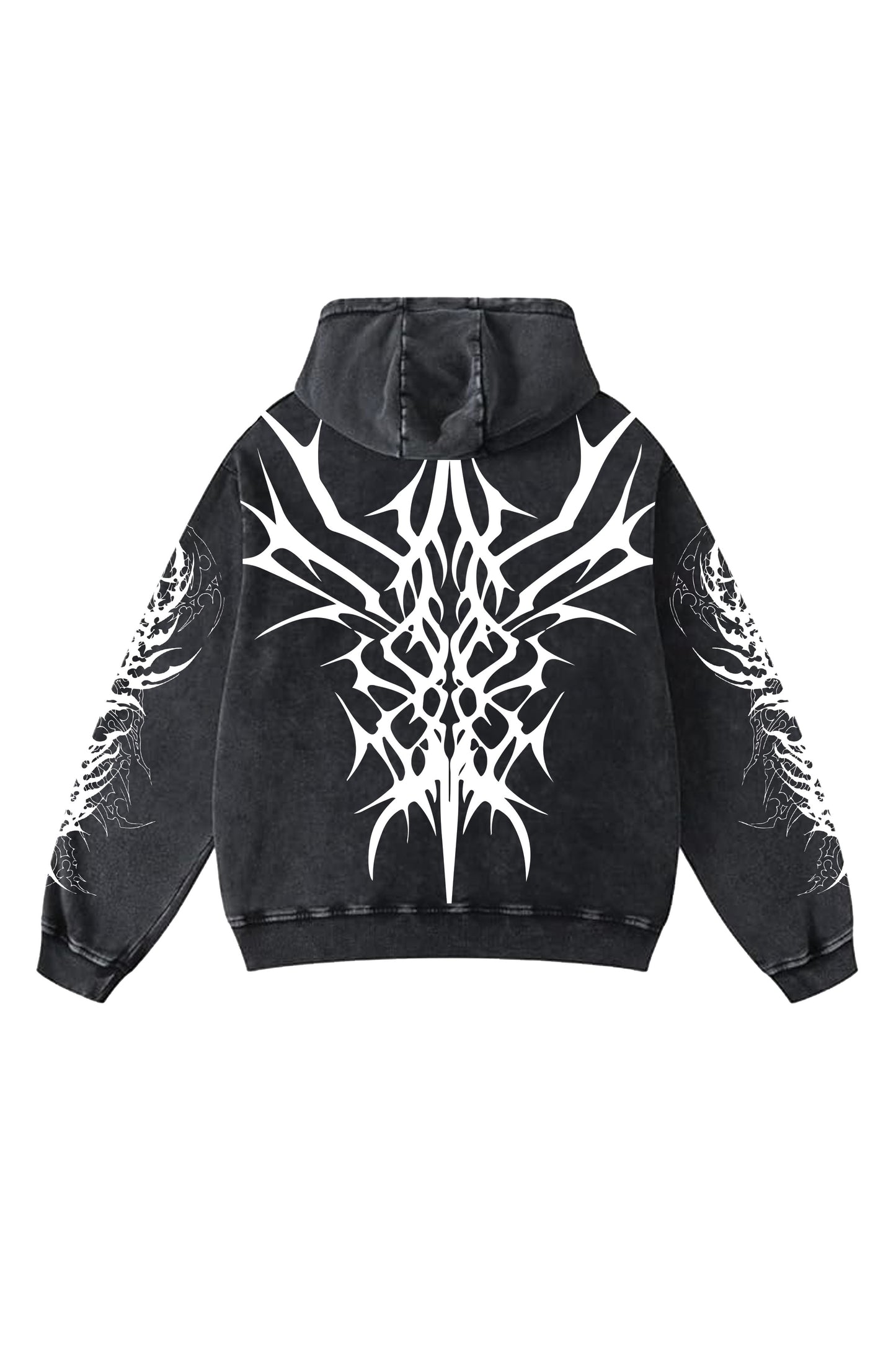 Pale Monarch Designed Oversized Hoodie