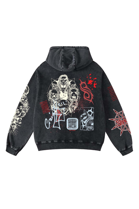 Slipknot Designed Oversized Hoodie