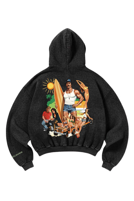 Tropic Designed Oversized Hoodie