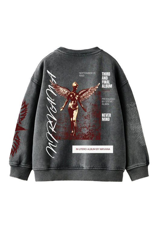 Nirvana Designed Oversized Sweatshirt