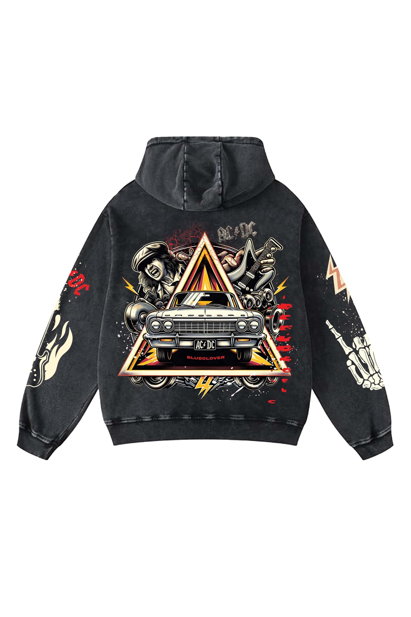 ACDC Designed Oversized Hoodie