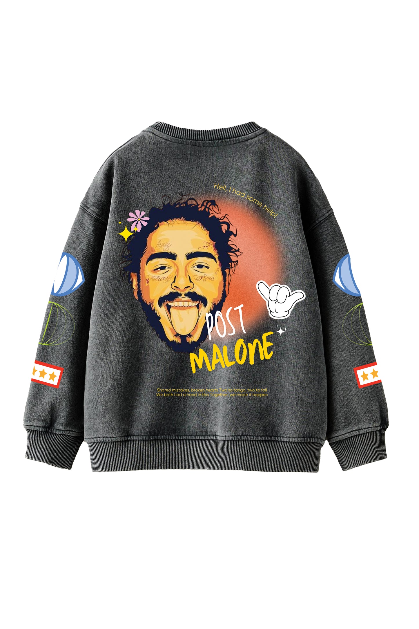 Post Malone Designed Oversized Sweatshirt