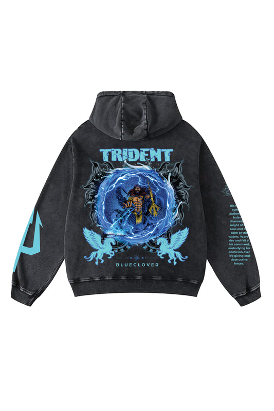 Trident Designed Oversized Hoodie