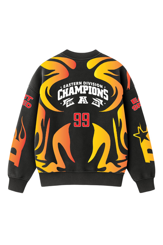 East Speed Designed Oversized Sweatshirt