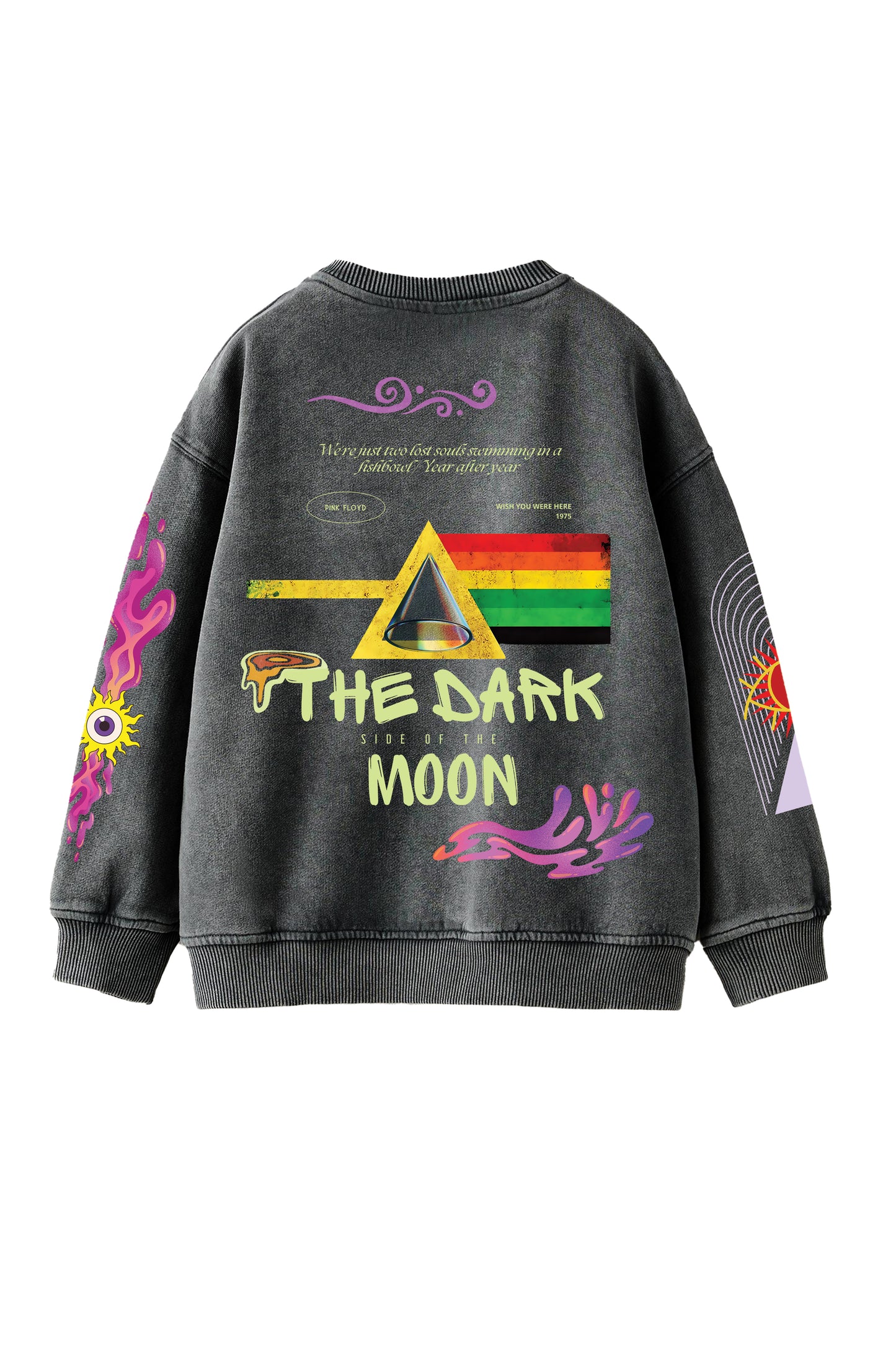 Pink Floyd Designed Oversized Sweatshirt