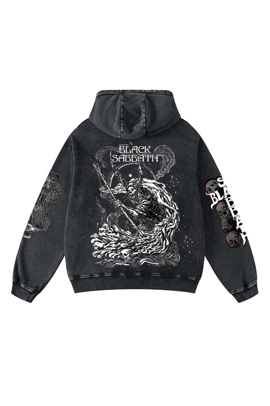 Black Sabbath Designed Oversized Hoodie