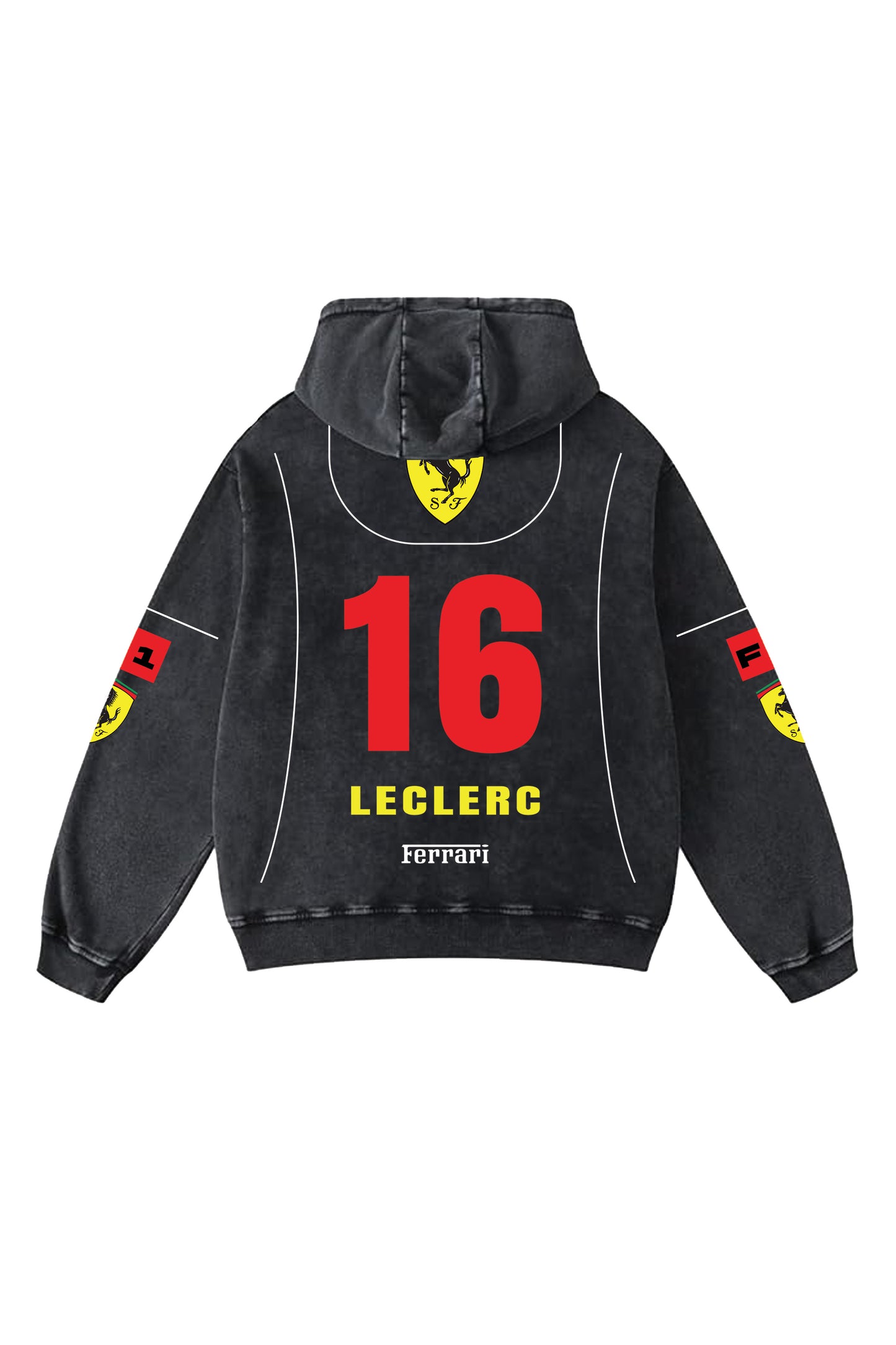 Leclerc Ferrari Designed Oversized Hoodie