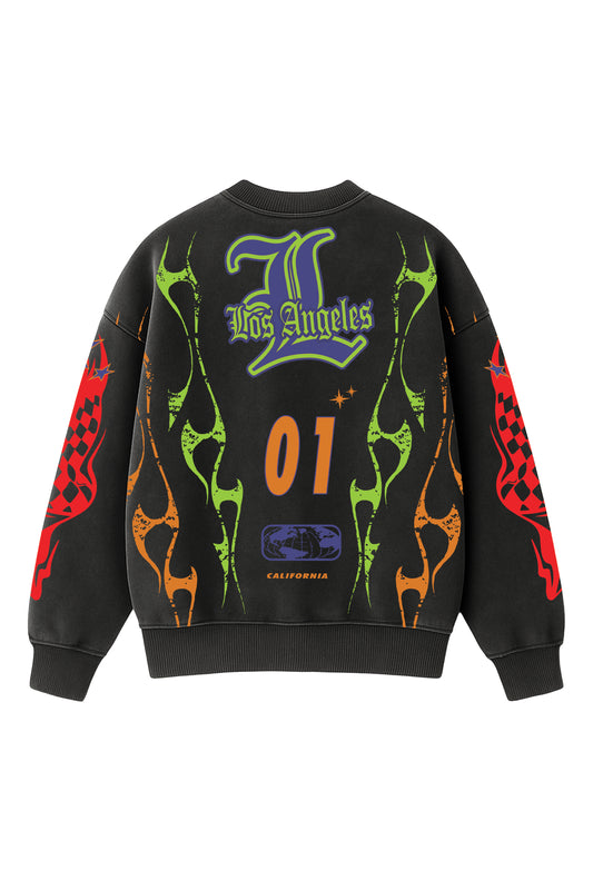 Cali Designed Oversized Sweatshirt