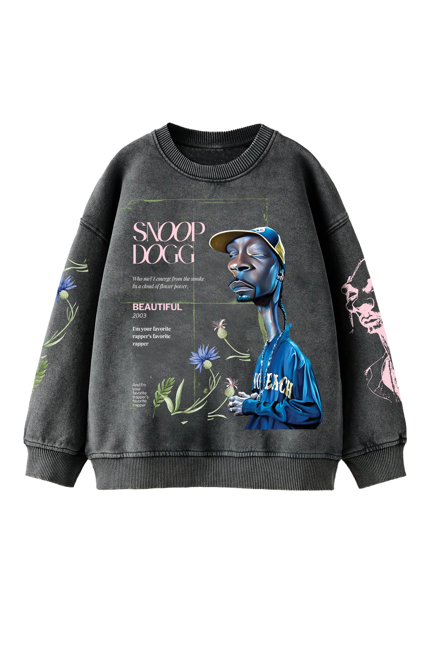 Snoop Dogg Designed Oversized Sweatshirt