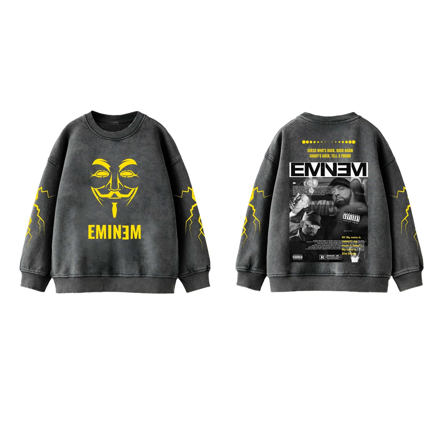 Eminem Designed Oversized Sweatshirt