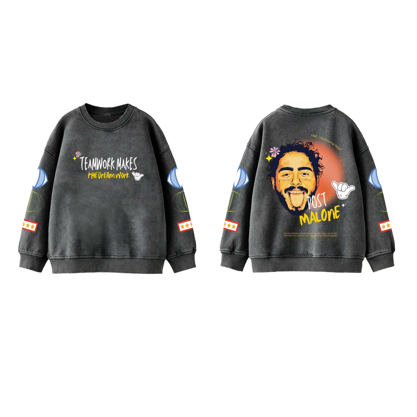 Post Malone Designed Oversized Sweatshirt