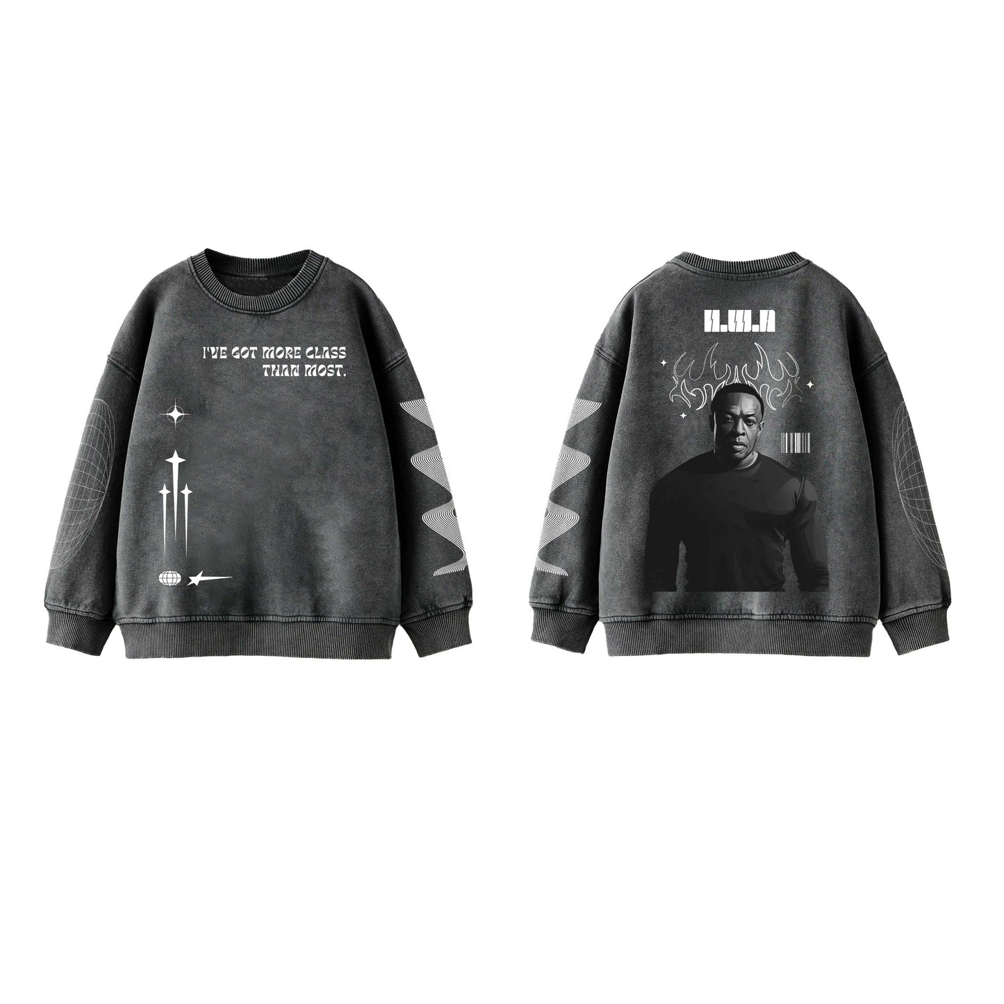 N.W.A Designed Oversized Sweatshirt