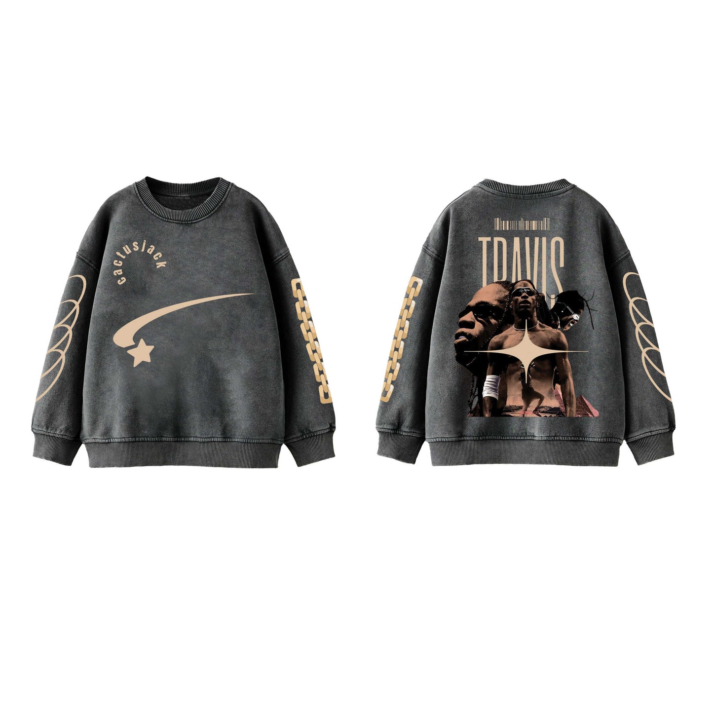 Travis Scott Designed Oversized Sweatshirt V1