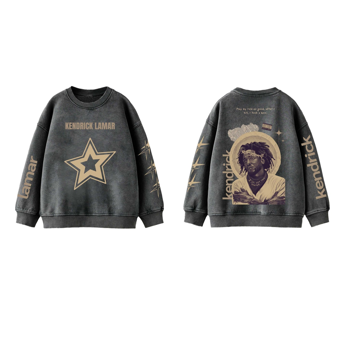 Kendrick Lamar Designed Oversized Sweatshirt