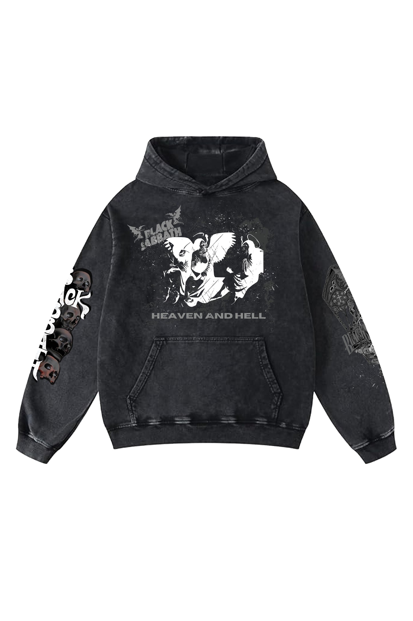 Black Sabbath Designed Oversized Hoodie